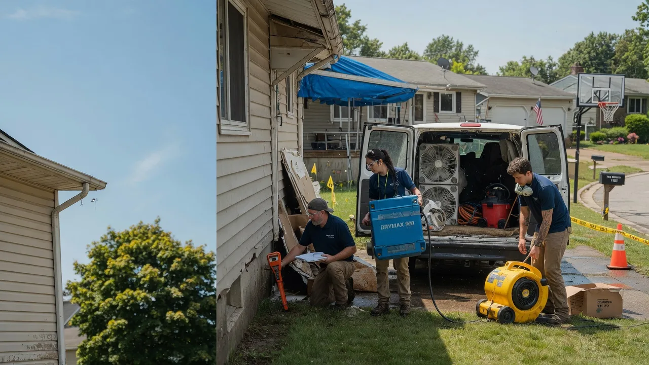 Ceiling Leak Cleanup in Kingsford Heights, IN near me